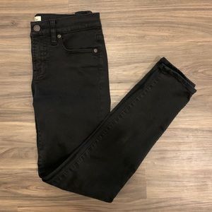 JCREW 9” High-rise Stretchy Toothpick Jeans SZ26